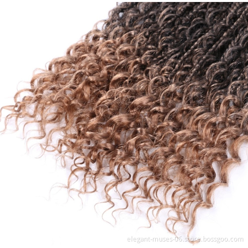 River locs Ombre color 22inch 12strands New popular synthetic braid Hair freetress crochet twist hair extension crotchet braids